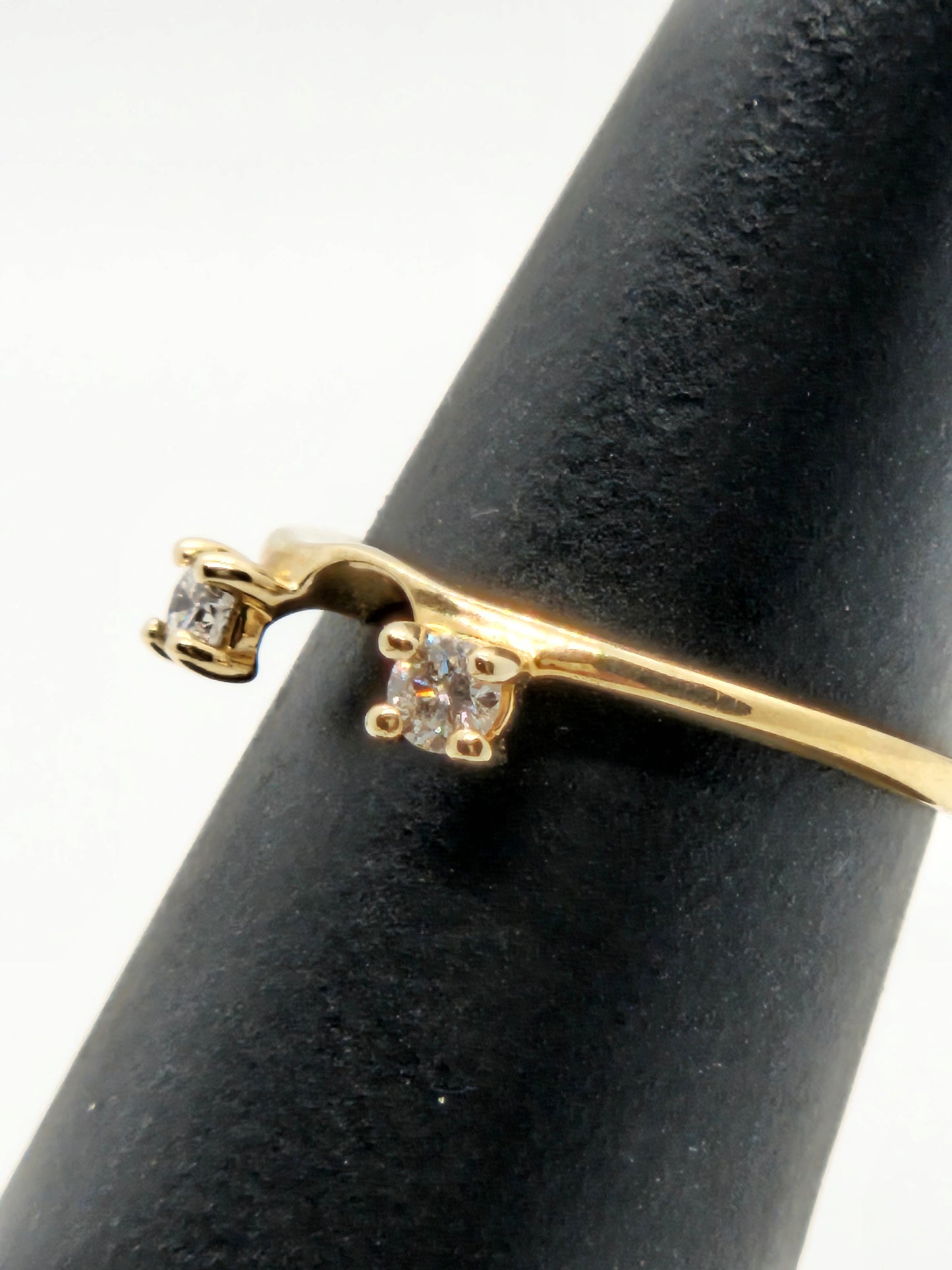 Diamond Jacket ring 14 KYG .28cttw Sz4.5 1.41g