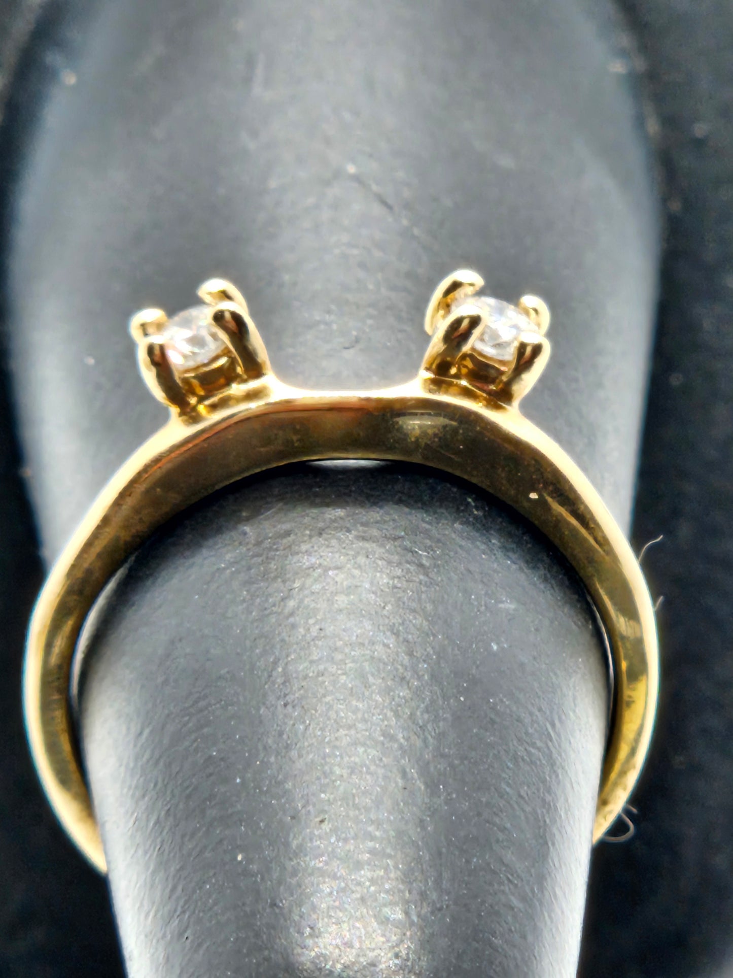 Diamond Jacket ring 14 KYG .28cttw Sz4.5 1.41g