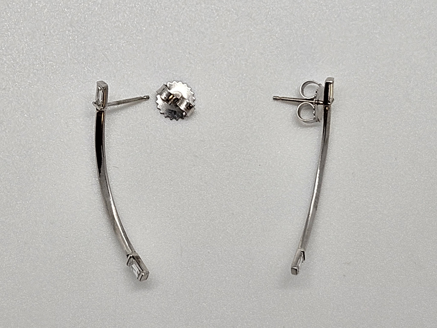 .4CT DIA BAGUETTE EARRING