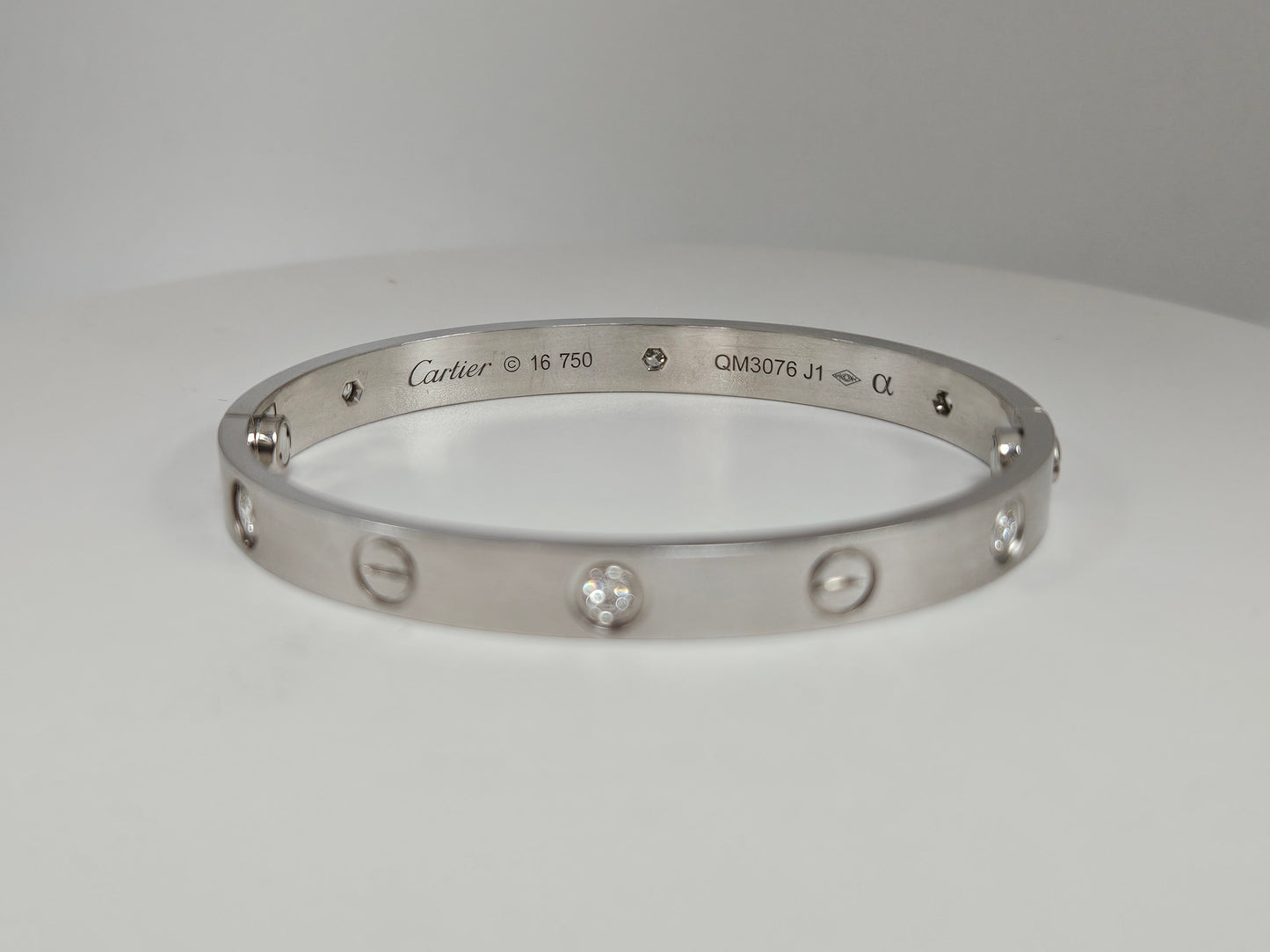 CARTIER Bracelet Dia .60cttw 18KWG