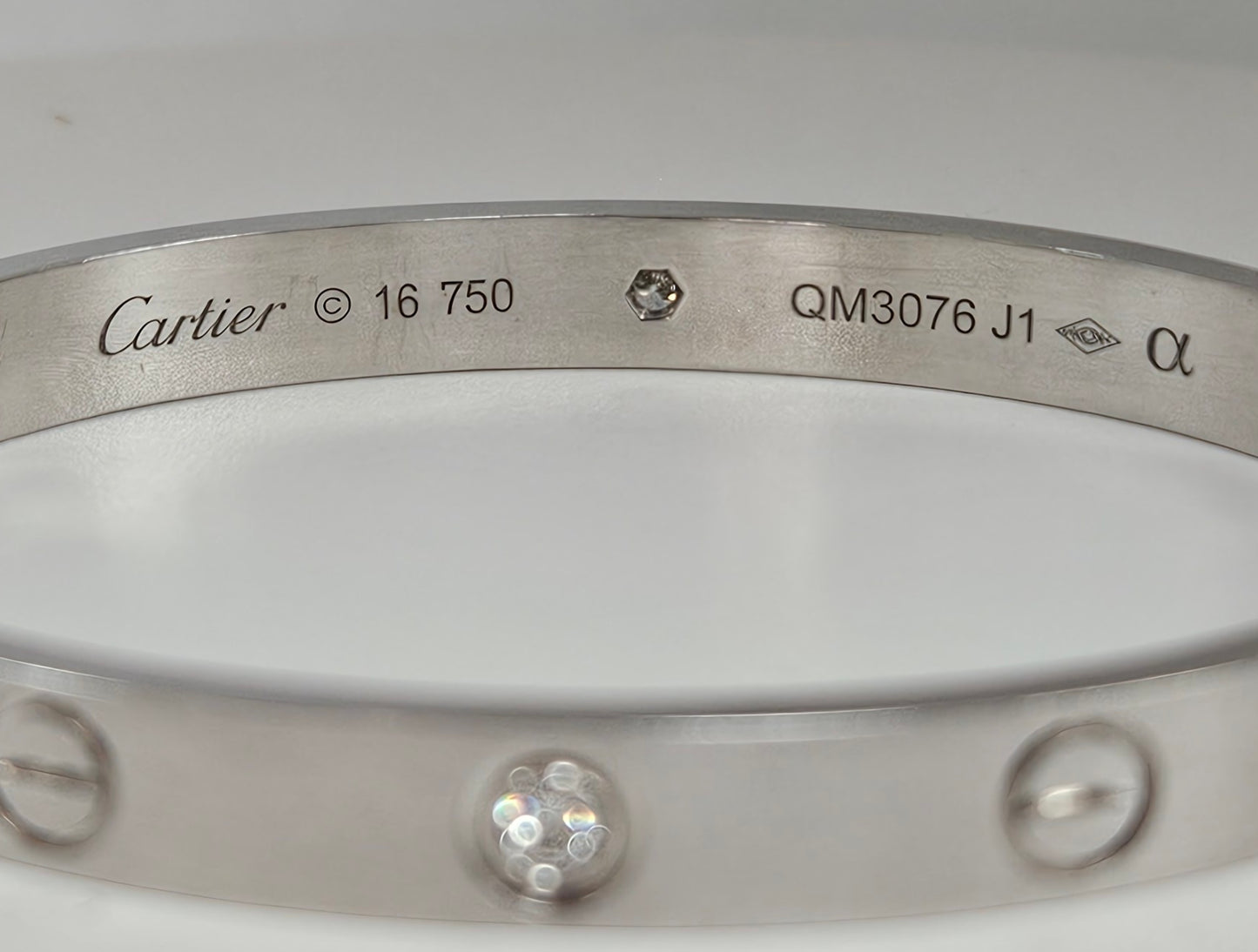CARTIER Bracelet Dia .60cttw 18KWG