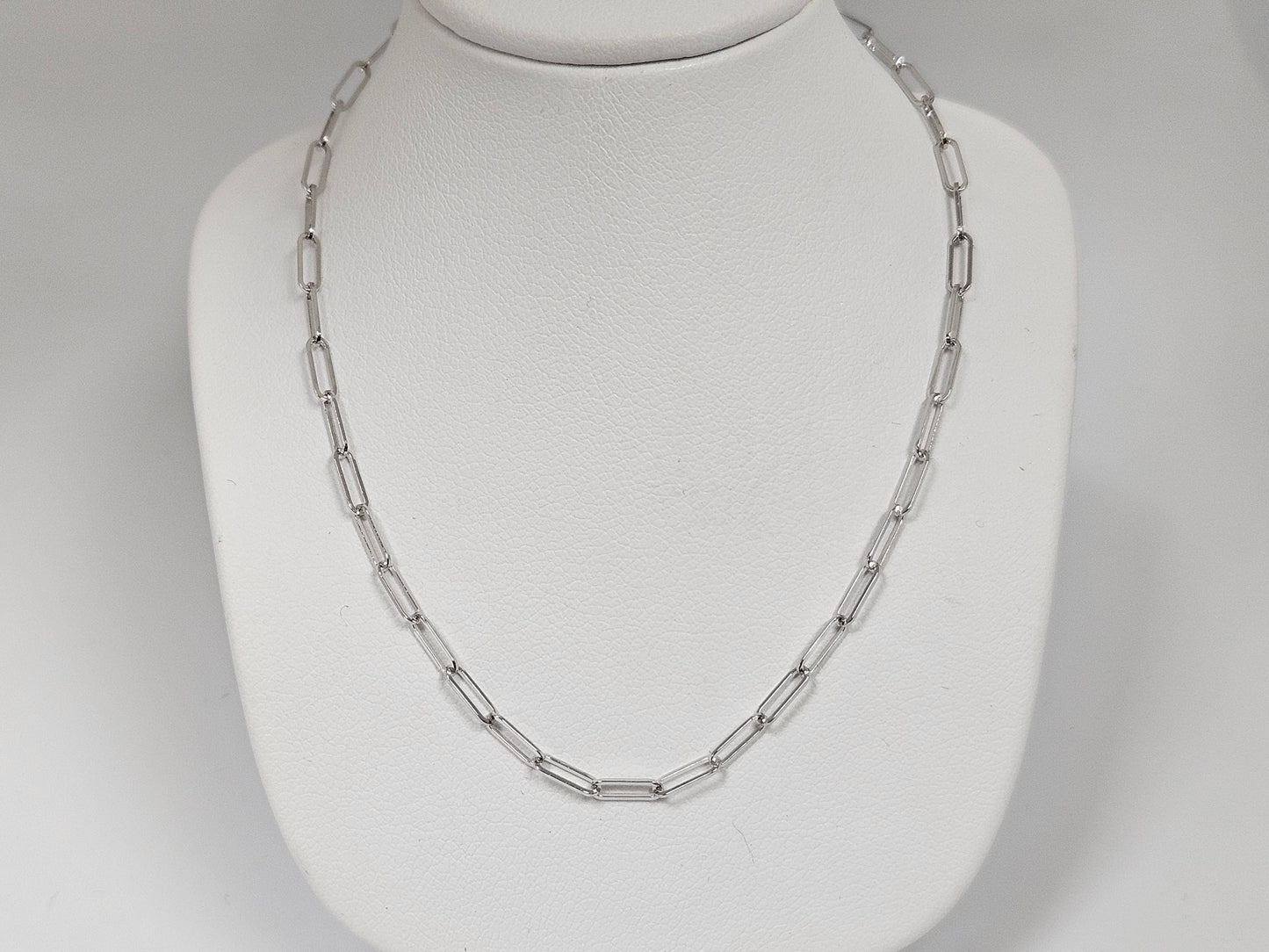 PAPERCLIP Chain 14KWG 20" 2.1mm 3.4g