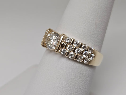 Bar set Wed .50ct Dia CNT G/VS 1.25cttw 14kyg