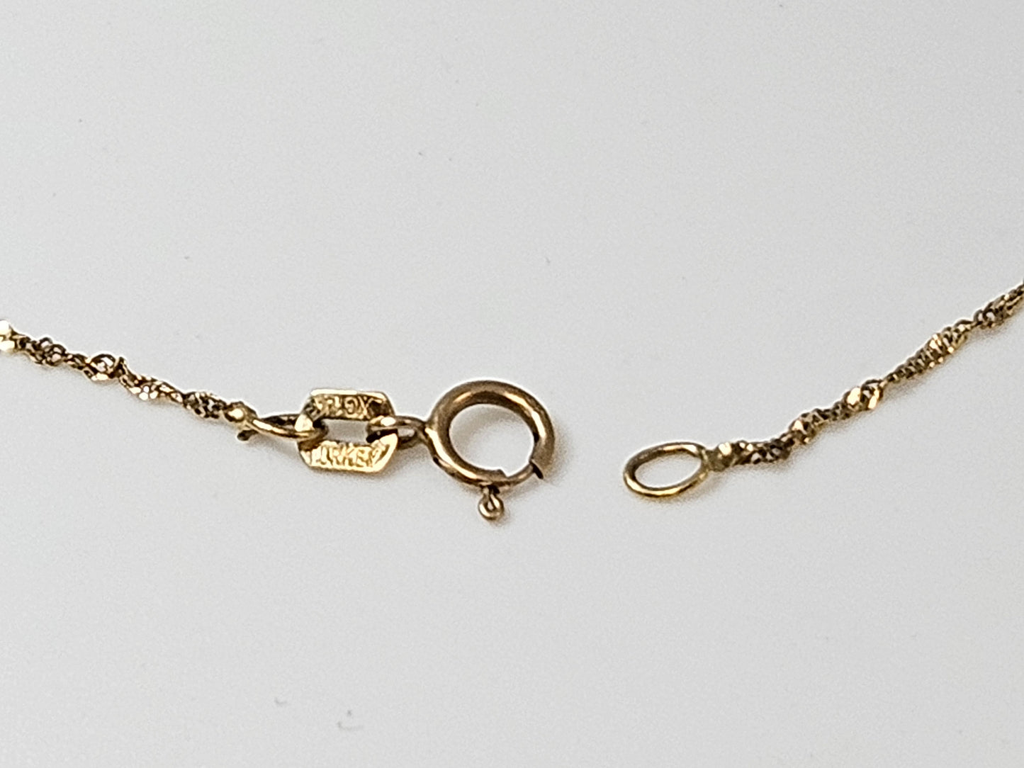 TWIST FANCY 14KYG CHAIN 1MM 24" 1g