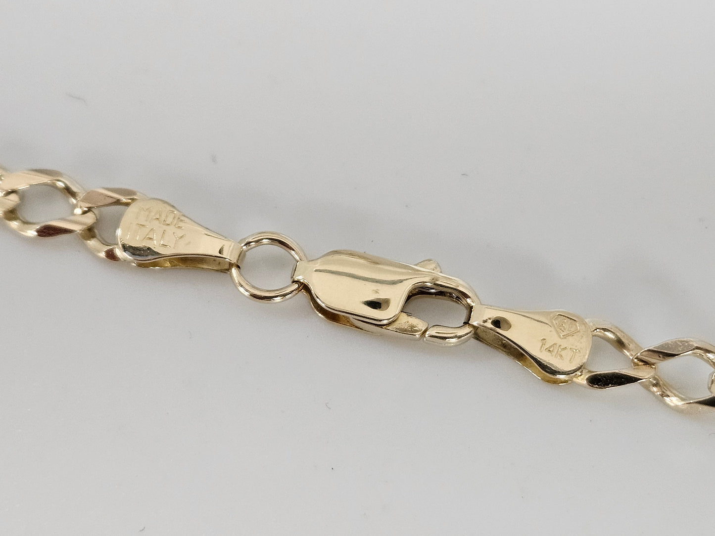 Solid Figaro Chain 14kyg 5mm 26" 16g