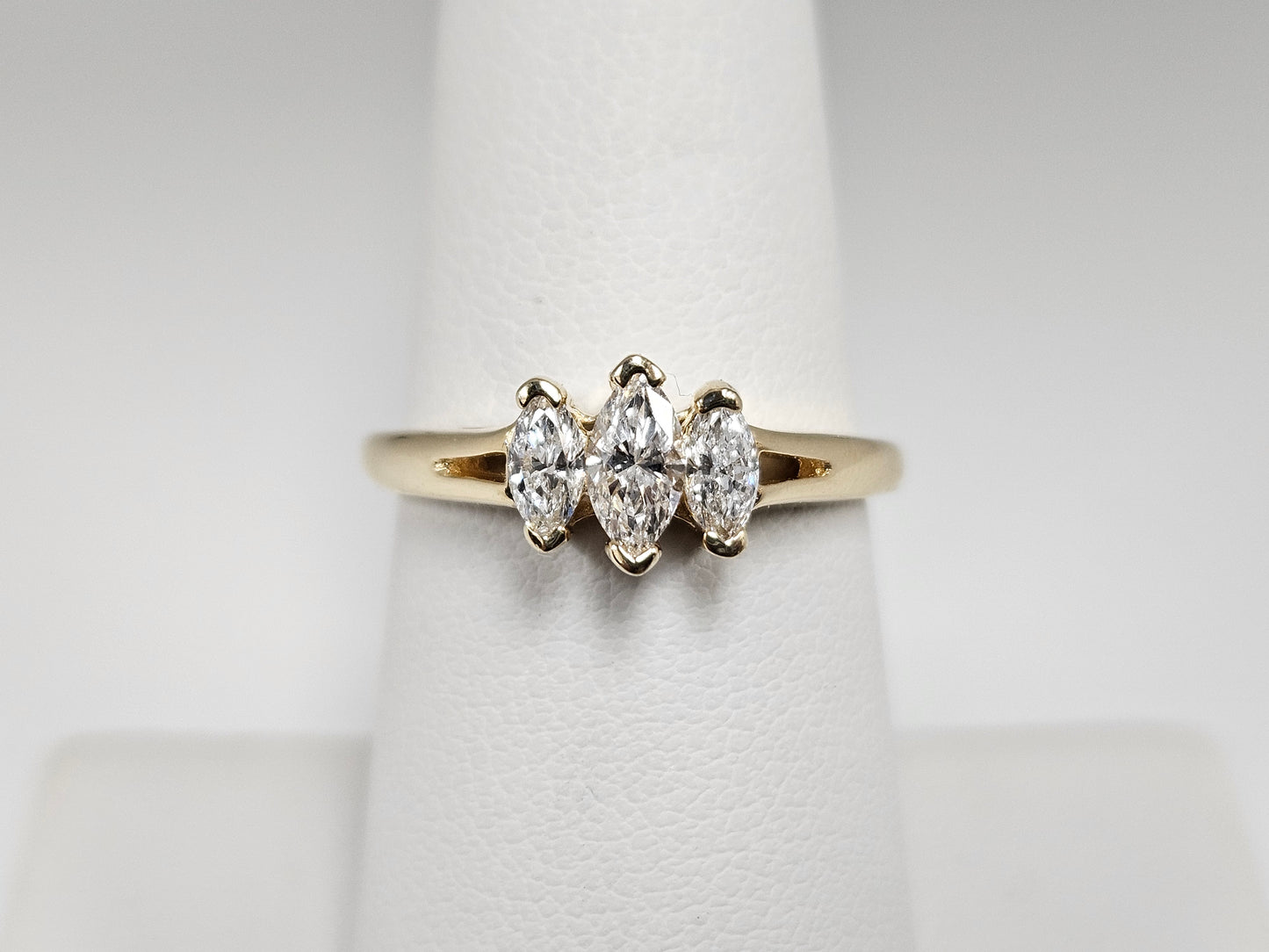 3 Marquise Dia Ring .55CTTW F/VS2 14kYG