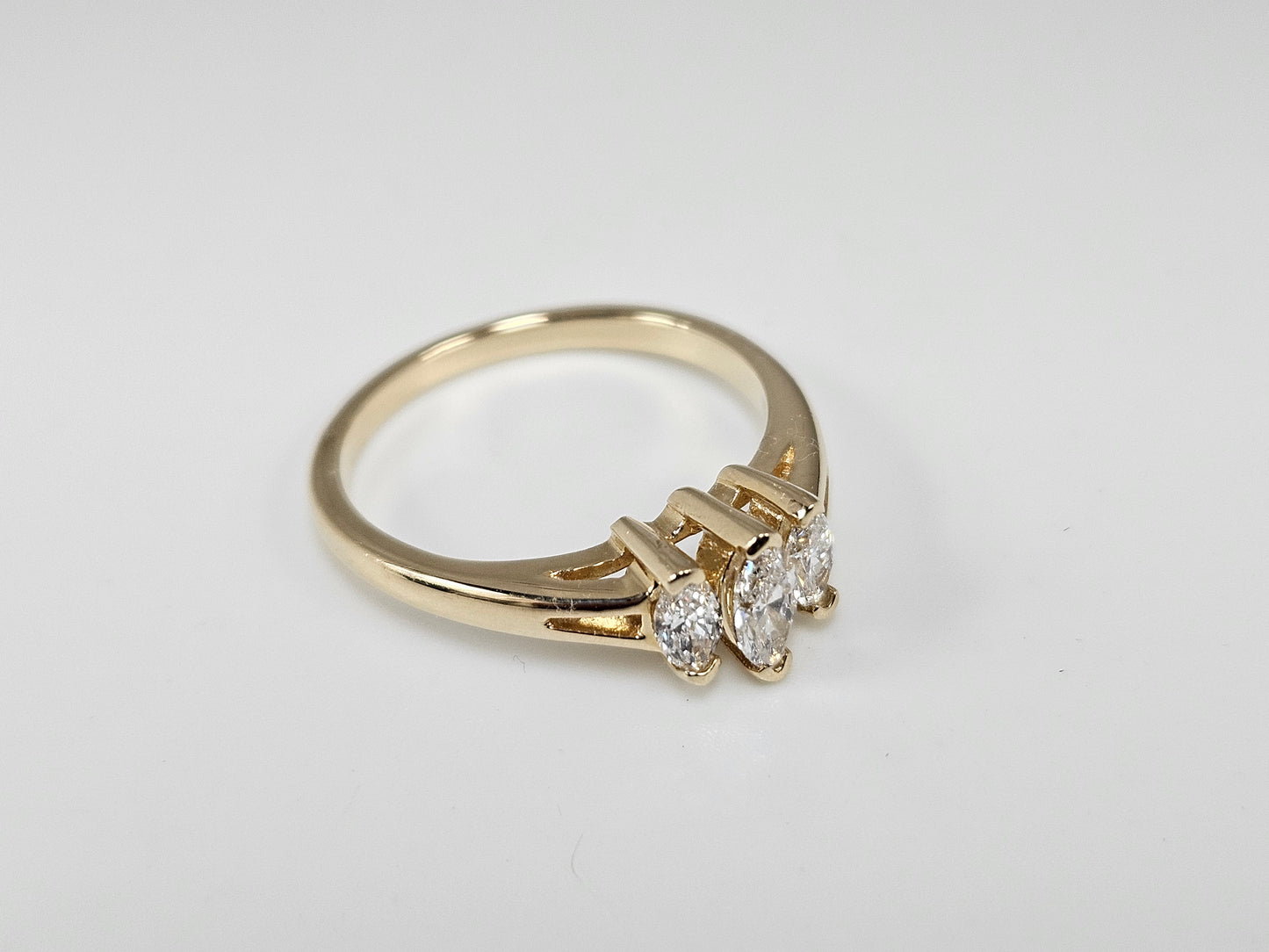 3 Marquise Dia Ring .55CTTW F/VS2 14kYG