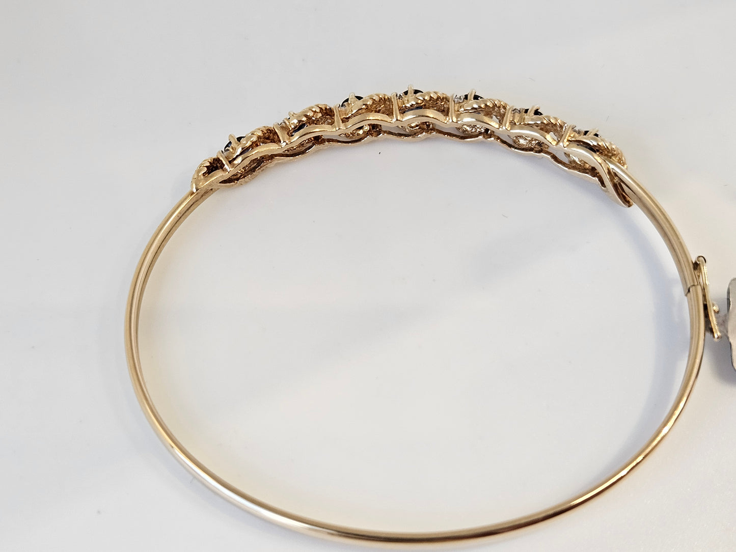 SAPP/DIA BANGLE BRAC 14KYG