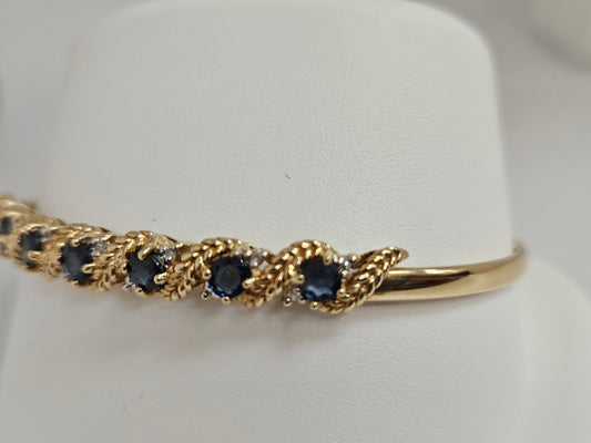 SAPP/DIA BANGLE BRAC 14KYG