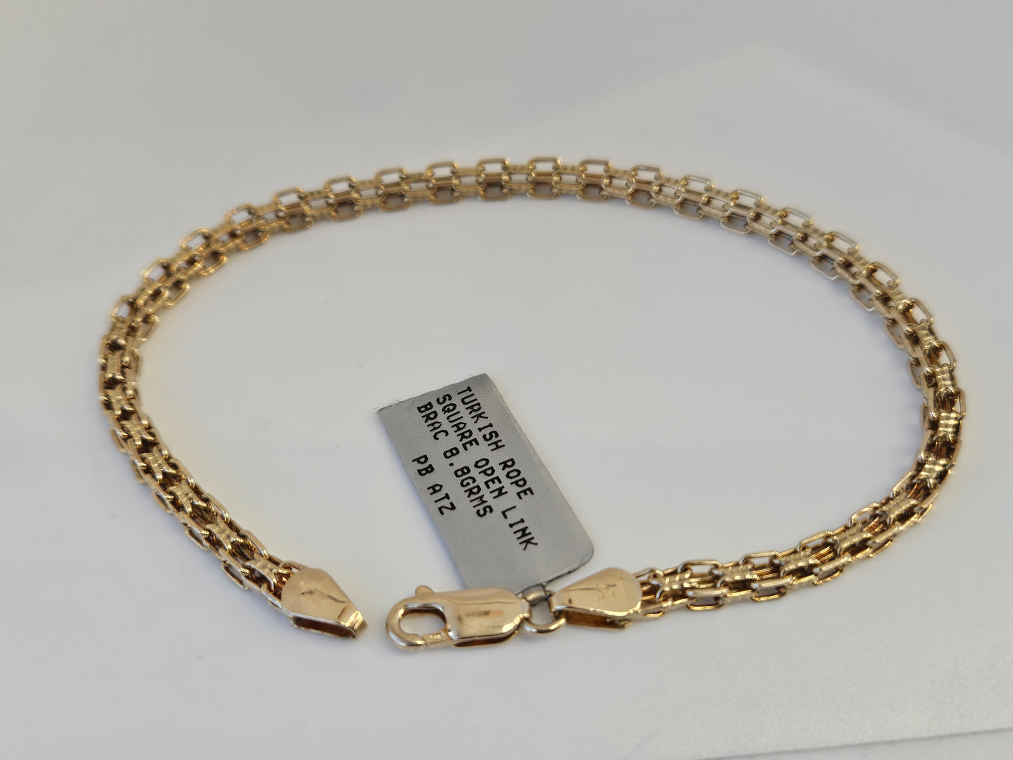 Tukish Rope Square Open Link BRAC 3mm 8.8g