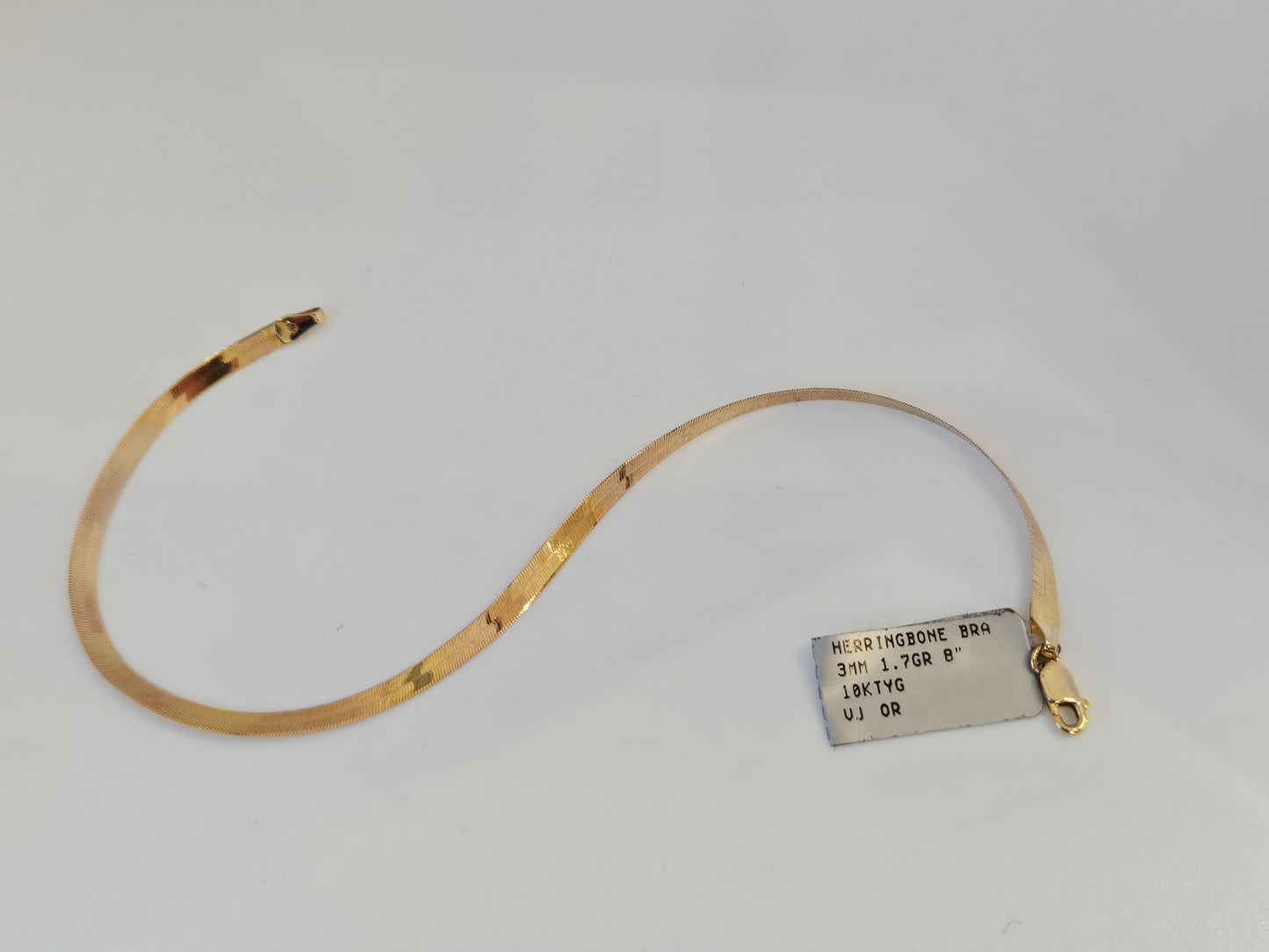 Herringbone BRAC 8" 3mm 10KYG 1.7g