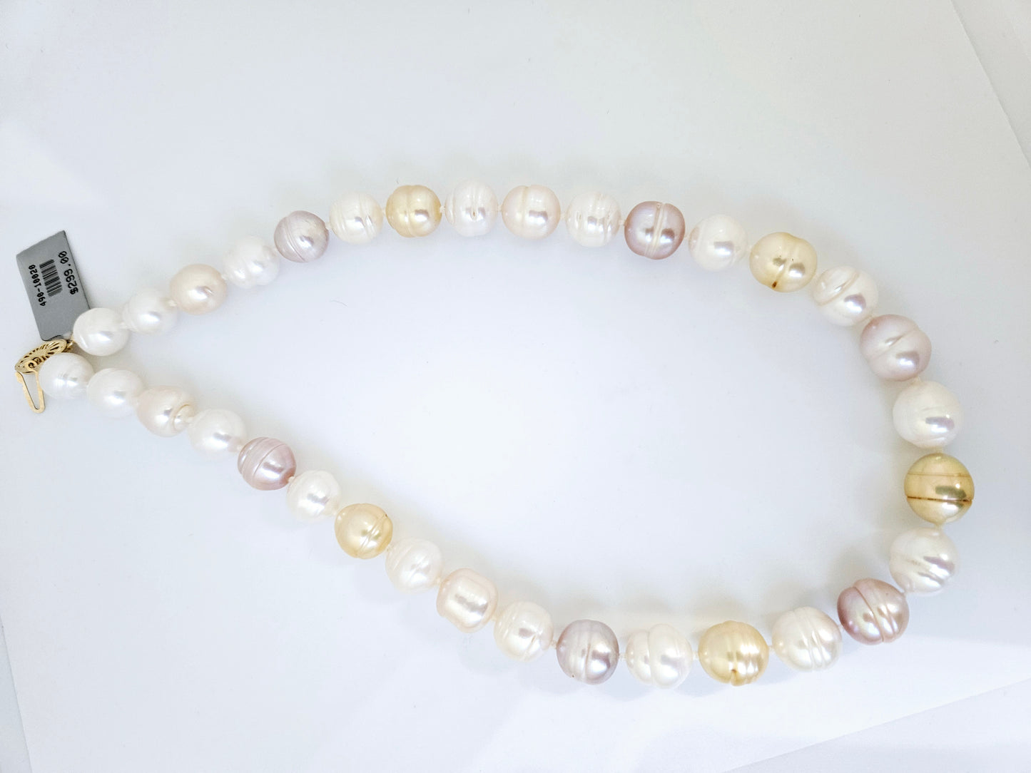 CIRCLE MULTICOLOR PEARL 16" 14KYG 10MM