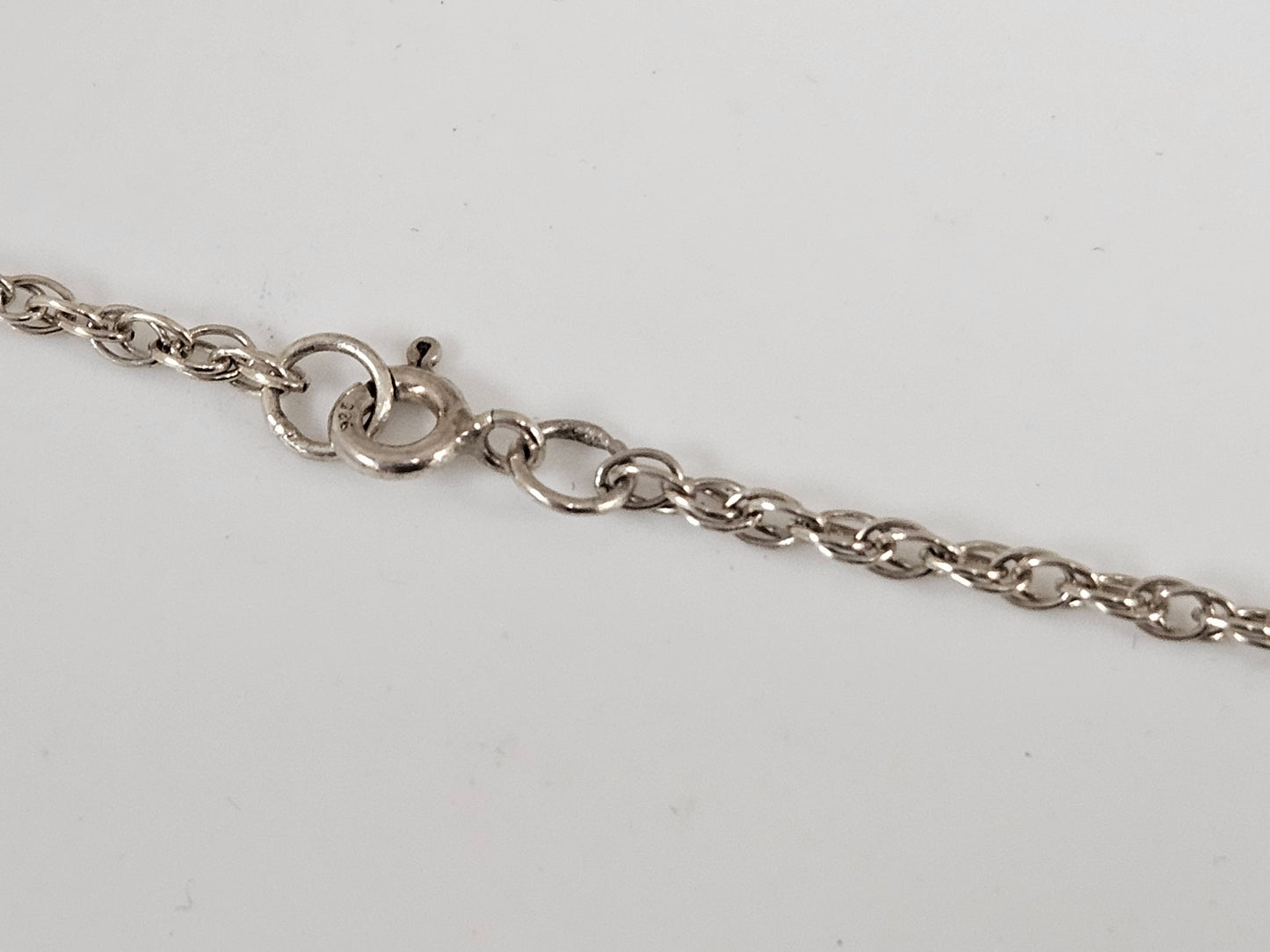 SS AMBER SUNBURST FANCY CHAIN 19"