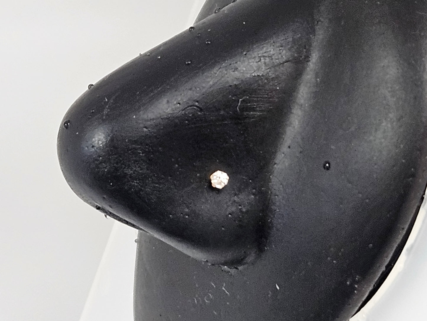 Dia Nose Stud 14KYG 0.03CT
