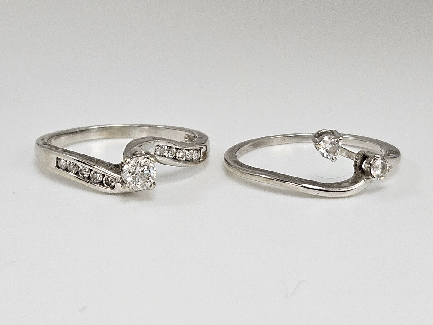 Dia Bridal set 10kwg .50cttw N