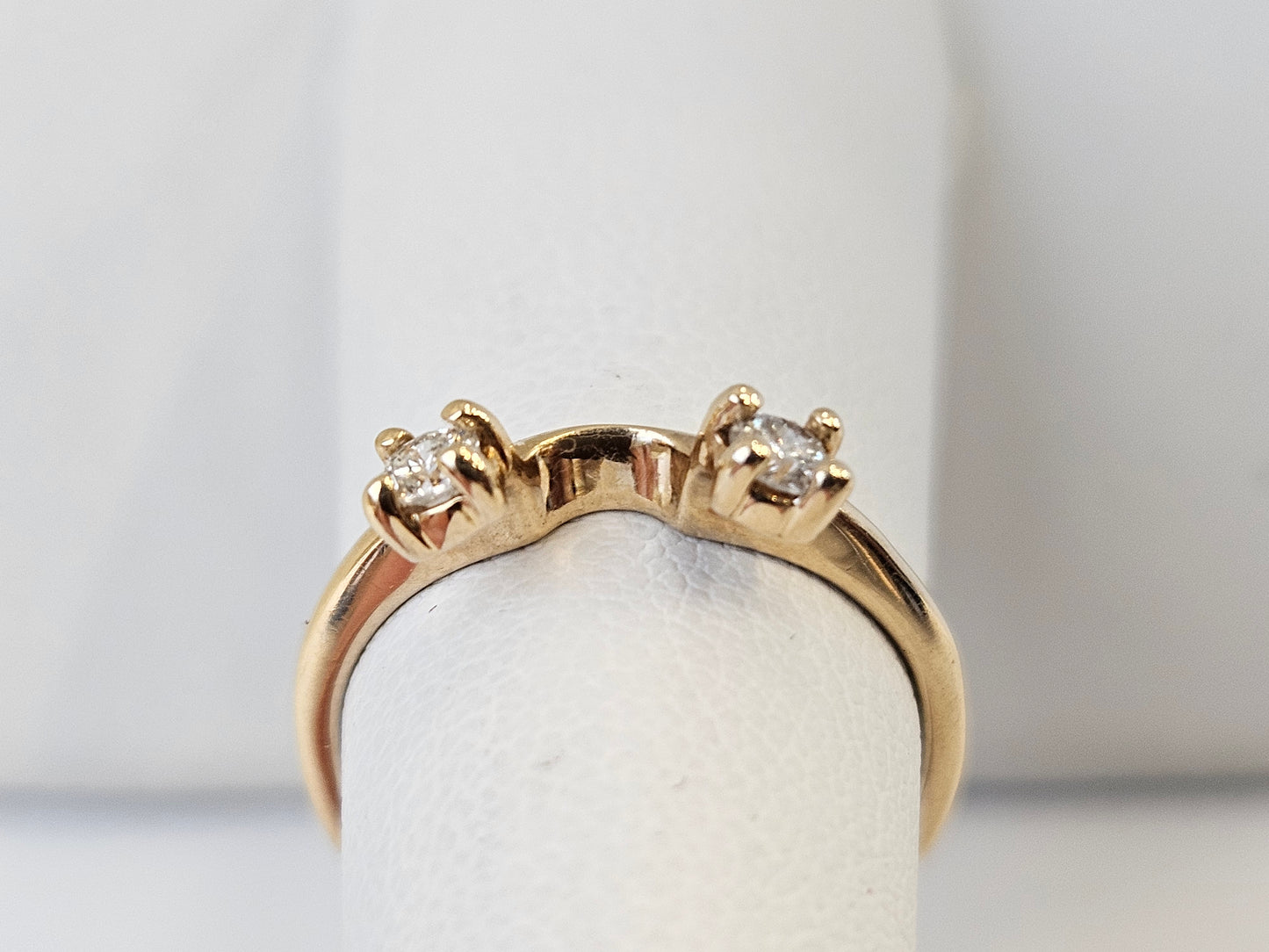 Diamond Jacket ring 14 KYG .28cttw Sz4.5 1.41g