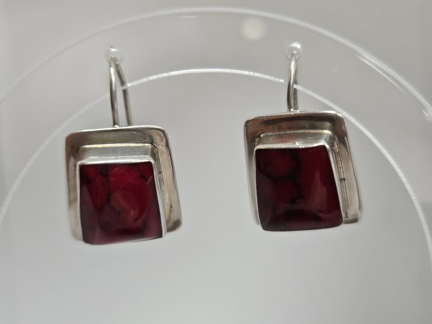 SS CARNELIAN EARRING