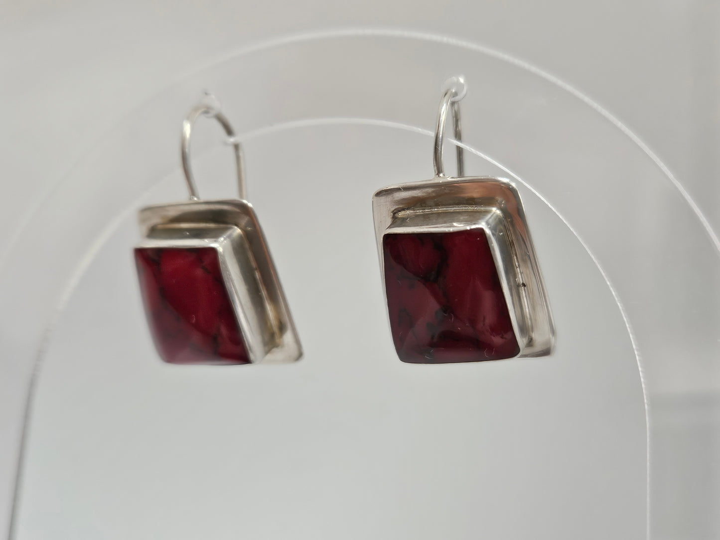 SS CARNELIAN EARRING