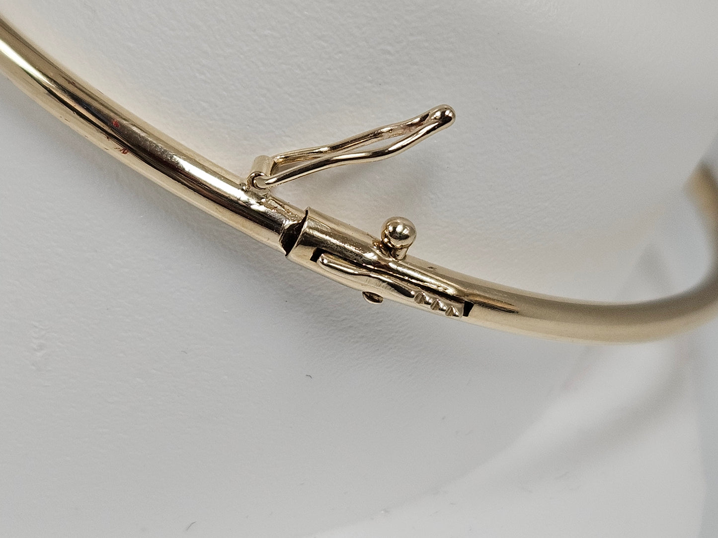 Bangle Brac 14K TwoTone 1.25ct Saph .25cttw Dia 8g