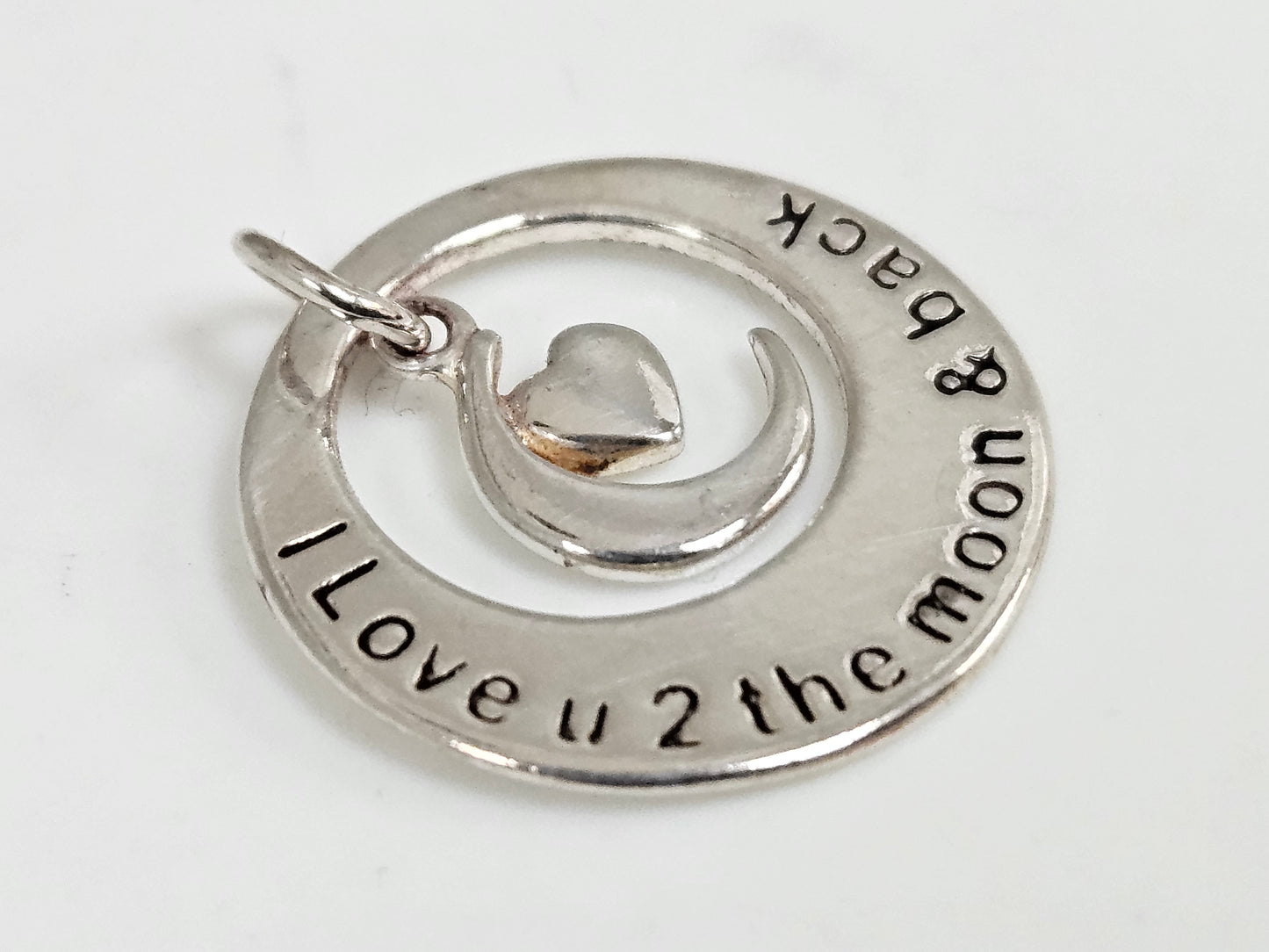 Love You To The Moon Charm SS