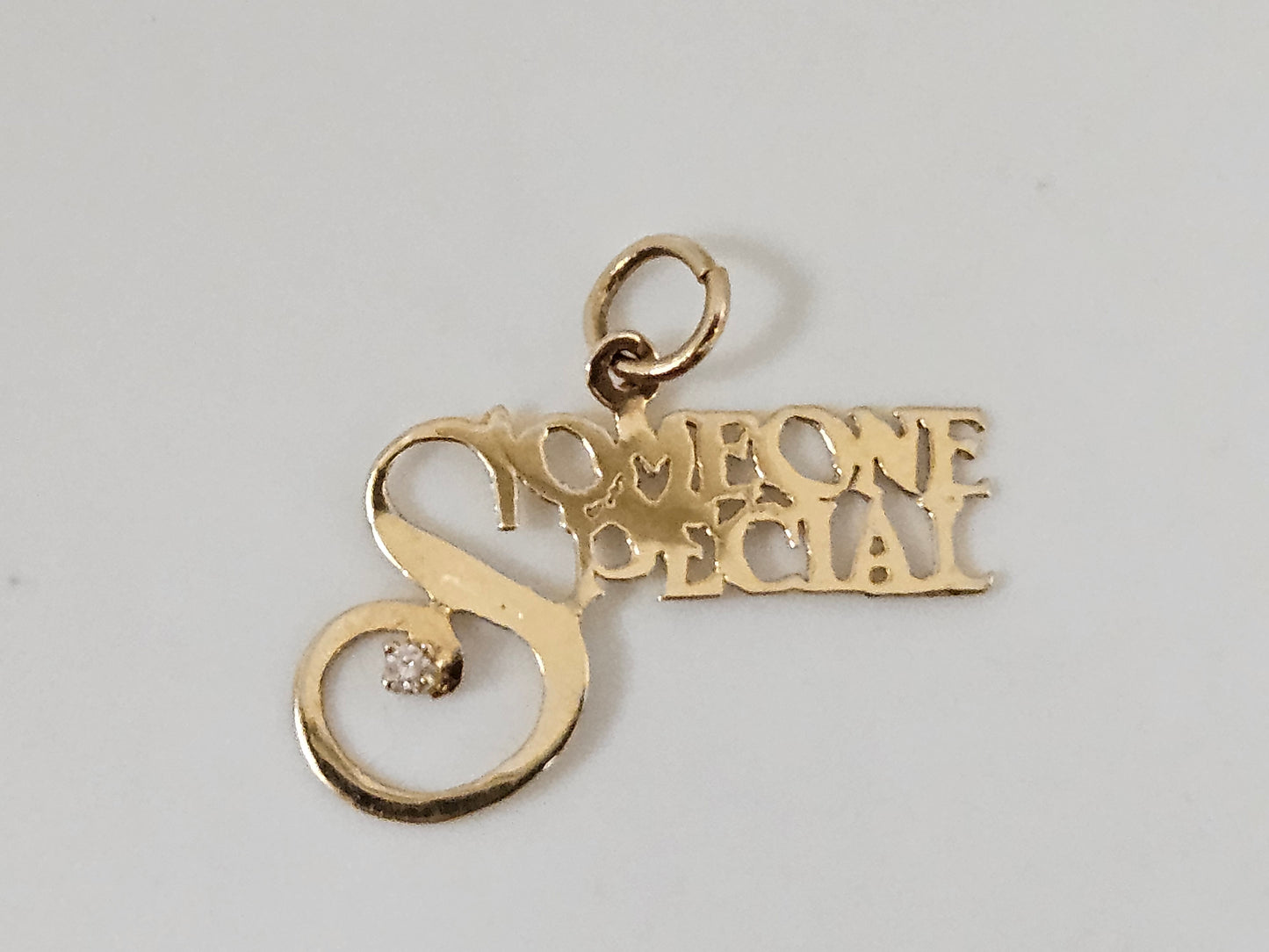 Someone special .01ct DIA. 14KYG CHARM