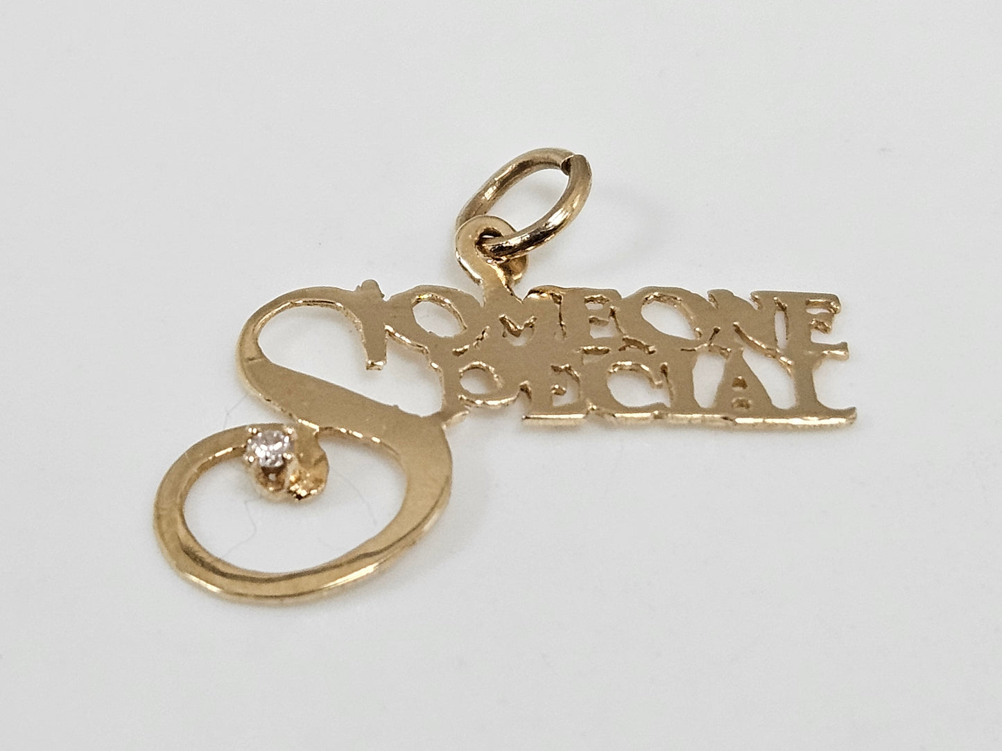 Someone special .01ct DIA. 14KYG CHARM