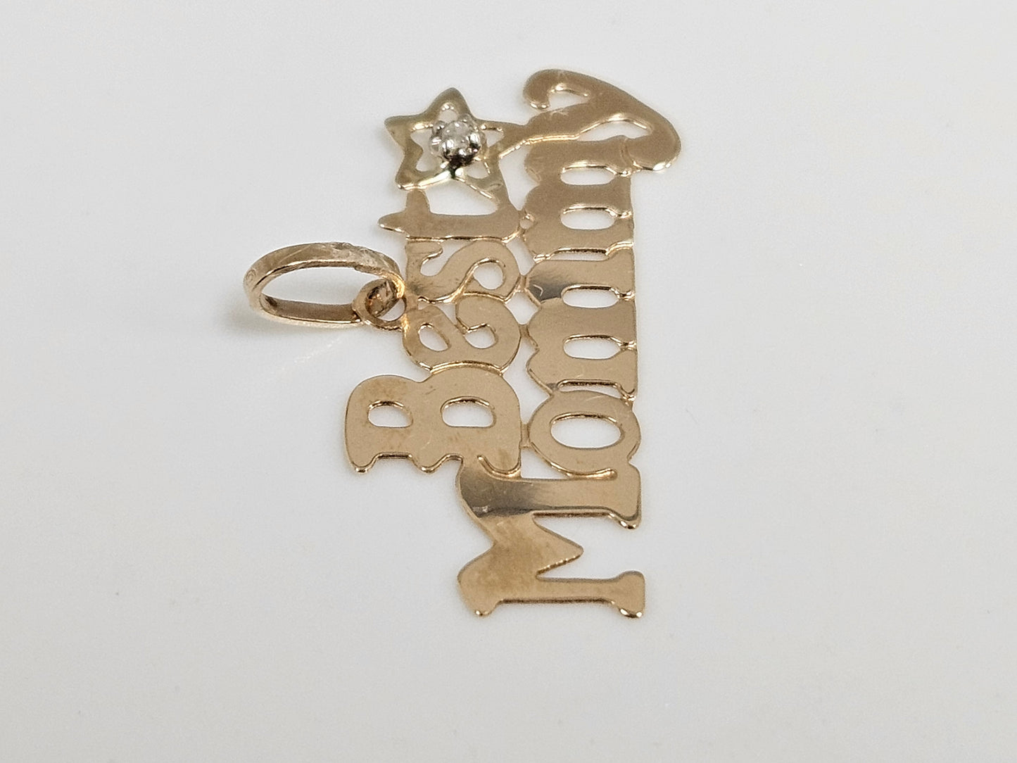 Best Mommy Charm .01CT Dia