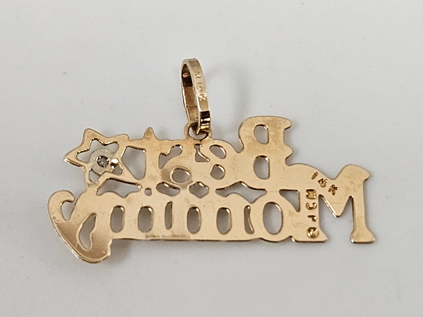 Best Mommy Charm .01CT Dia