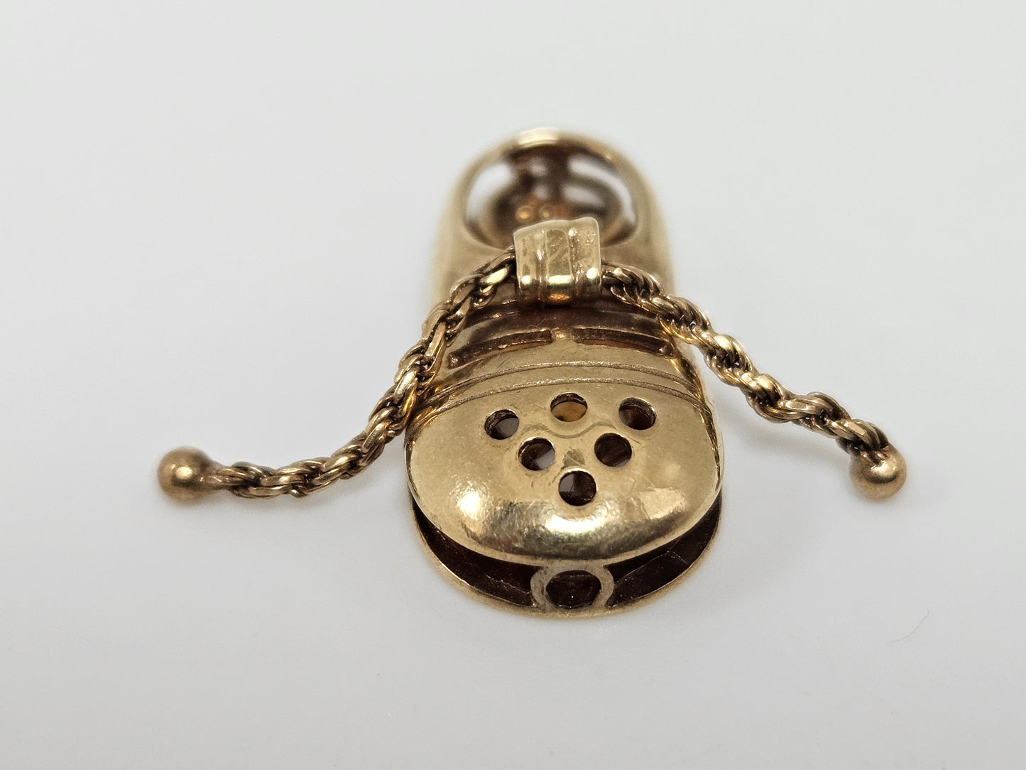 14KT YG BABY SHOE CHARM