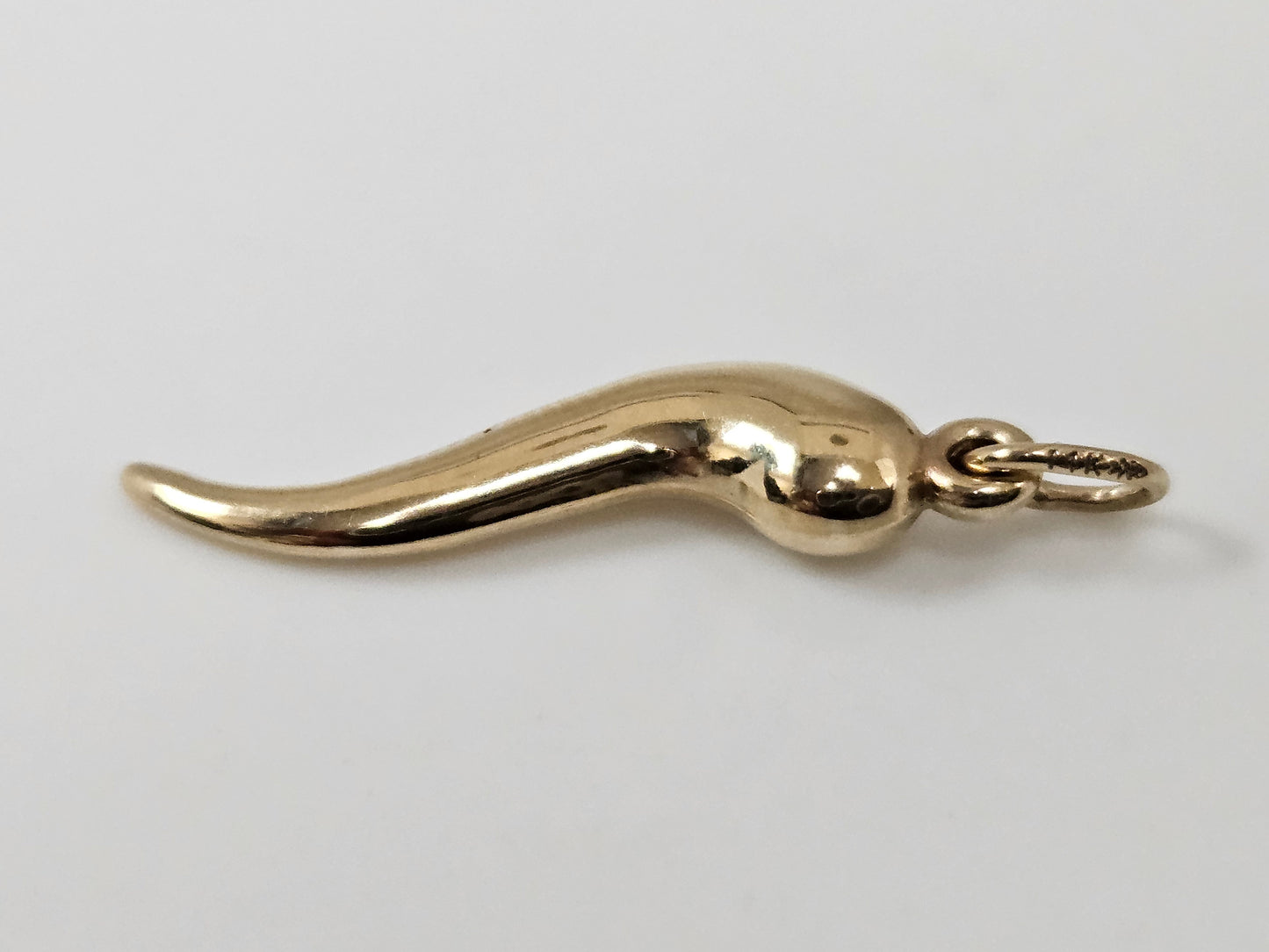 ITALIAN HORN PENDENT 14KYG .4g
