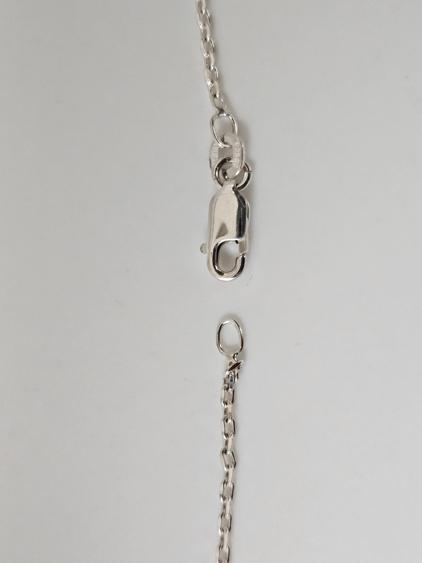 SS OVAL CARNELIAN 20" Cable Chain