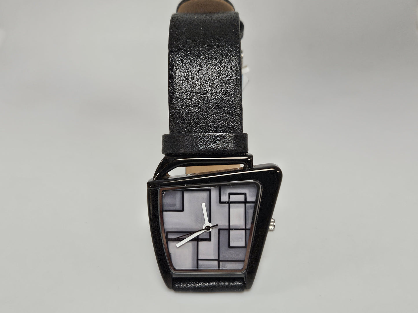 SONYA PAZ GEOMETRIC WATCH BLK/GREY WATCH