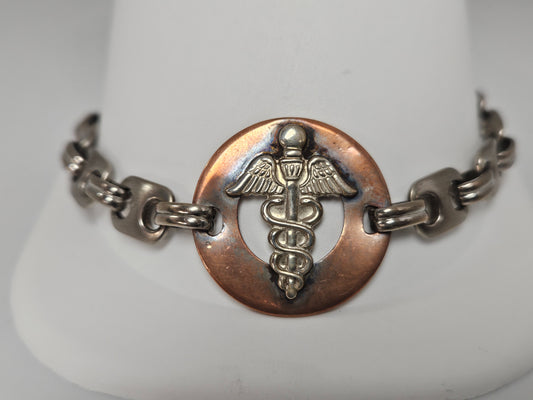 STST COPPER MEDIC ALERT Bracelet