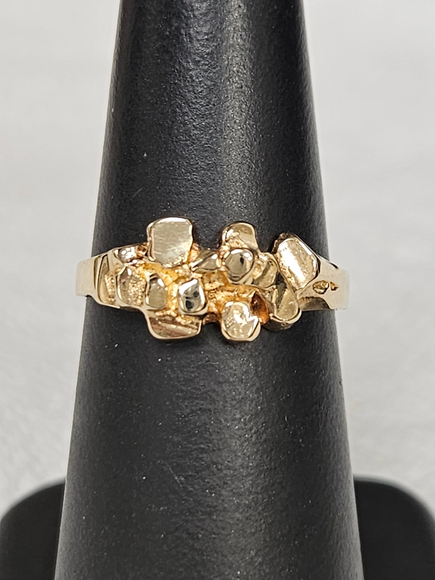 Women's Nugget Ring 14kyg 1.9gr SZ4.75