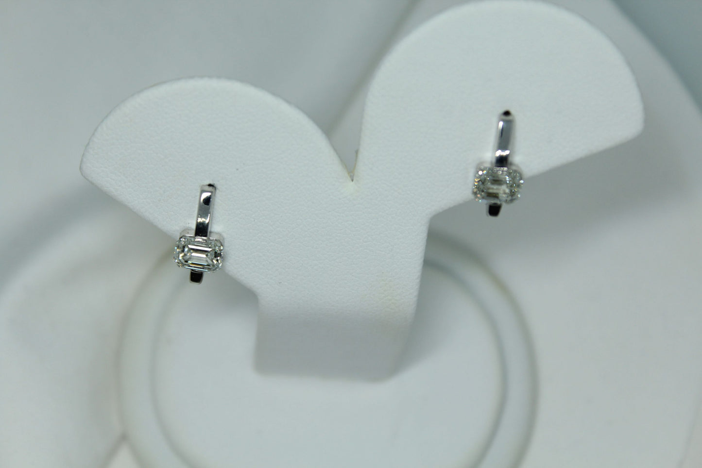 1.89CT TW Lab Grown Diamond WG Earrings