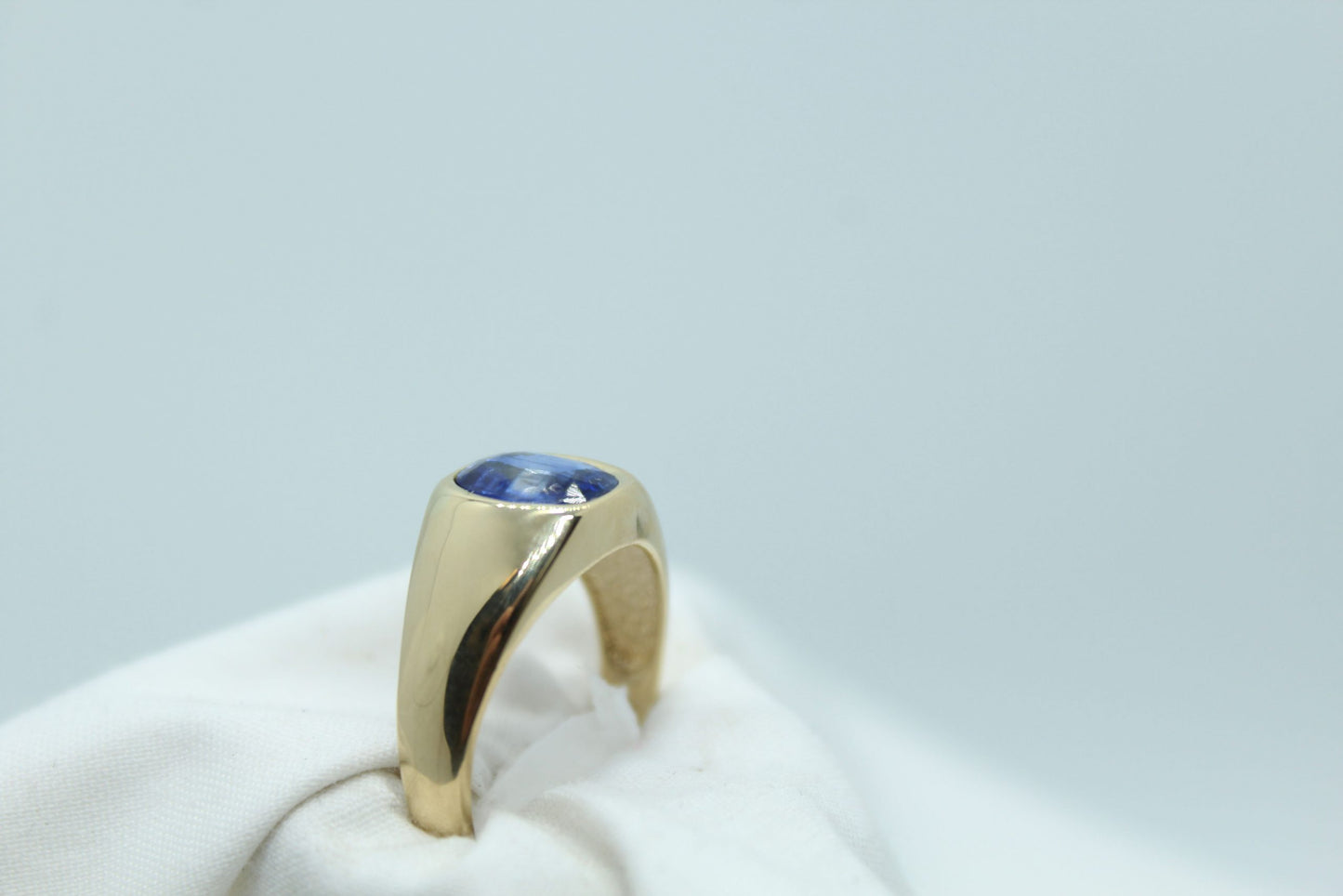 Men's Blue Kyanite Ring, 1.85CT 14KYG 3.97g Sz9