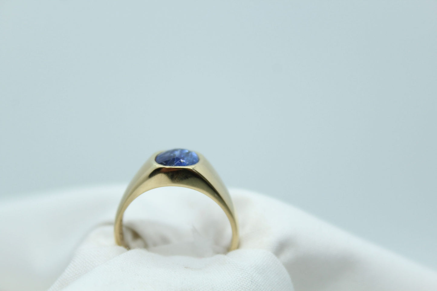 Men's Blue Kyanite Ring, 1.85CT 14KYG 3.97g Sz9