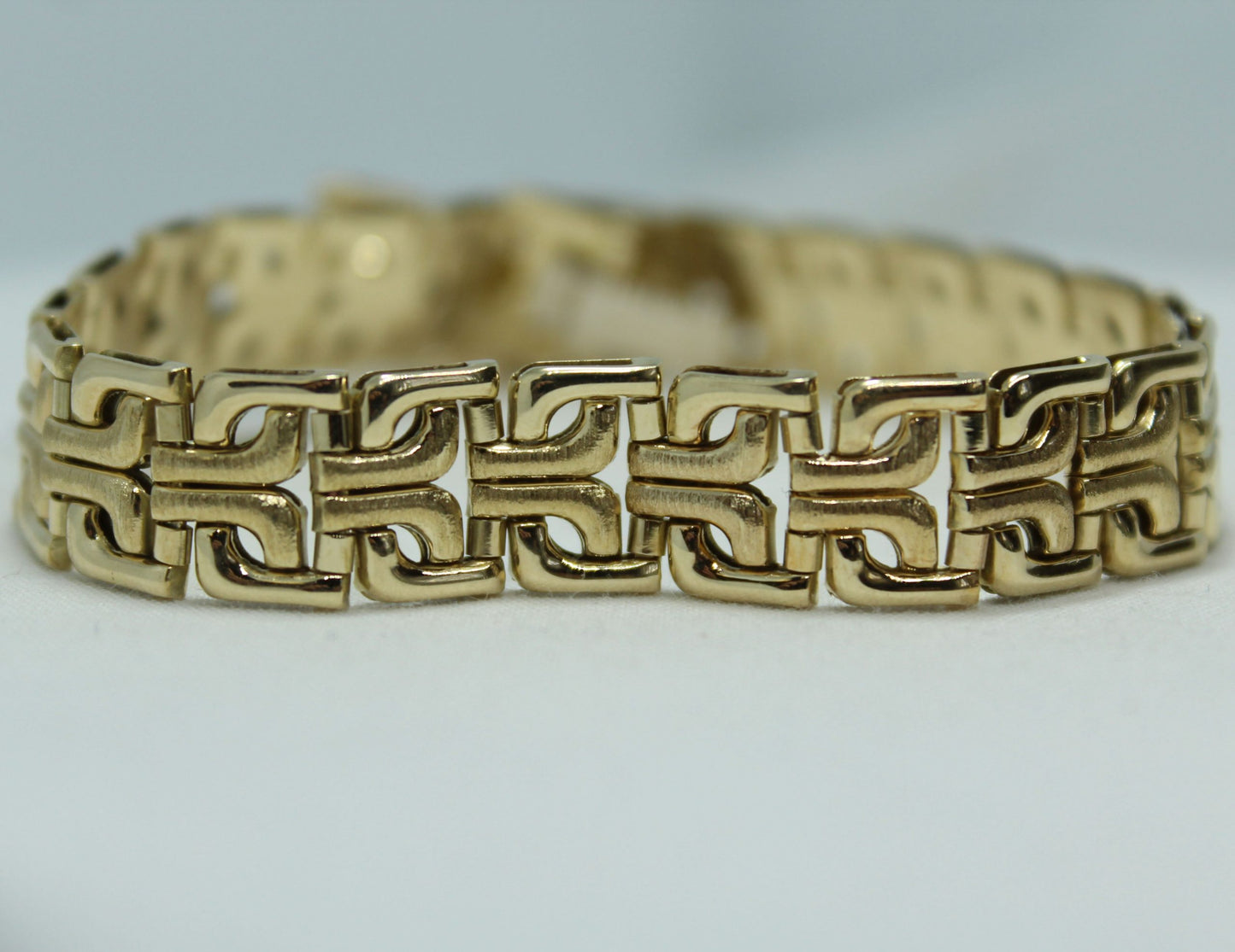 14KT FANCY LINK BRACELET