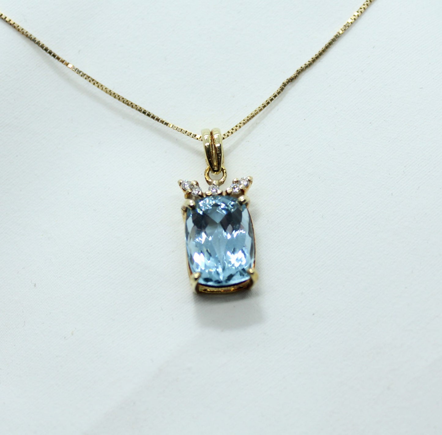 8.50CT BLUE TOPAZ .15 DIA