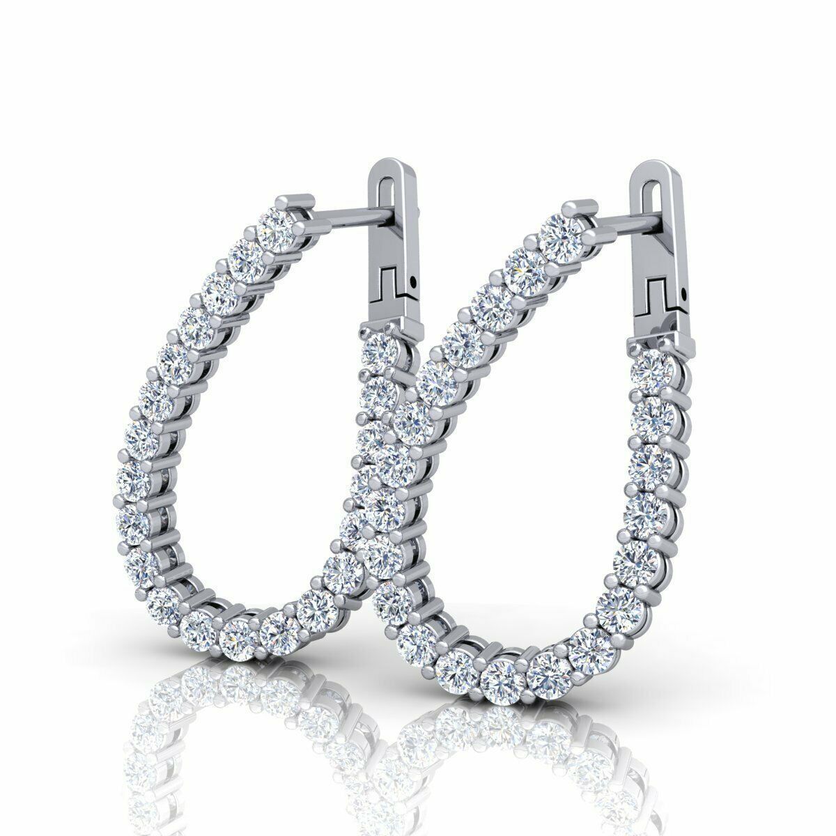 ER 0011: White Gold 14K 1.25CT D VS1