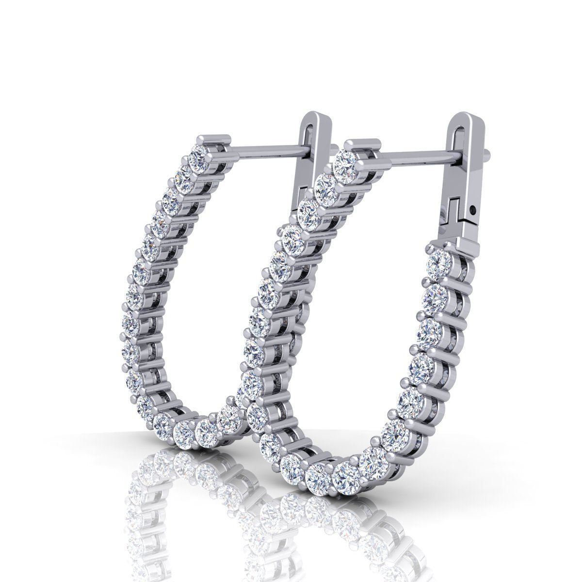ER 0011: White Gold 14K 1.25CT D VS1