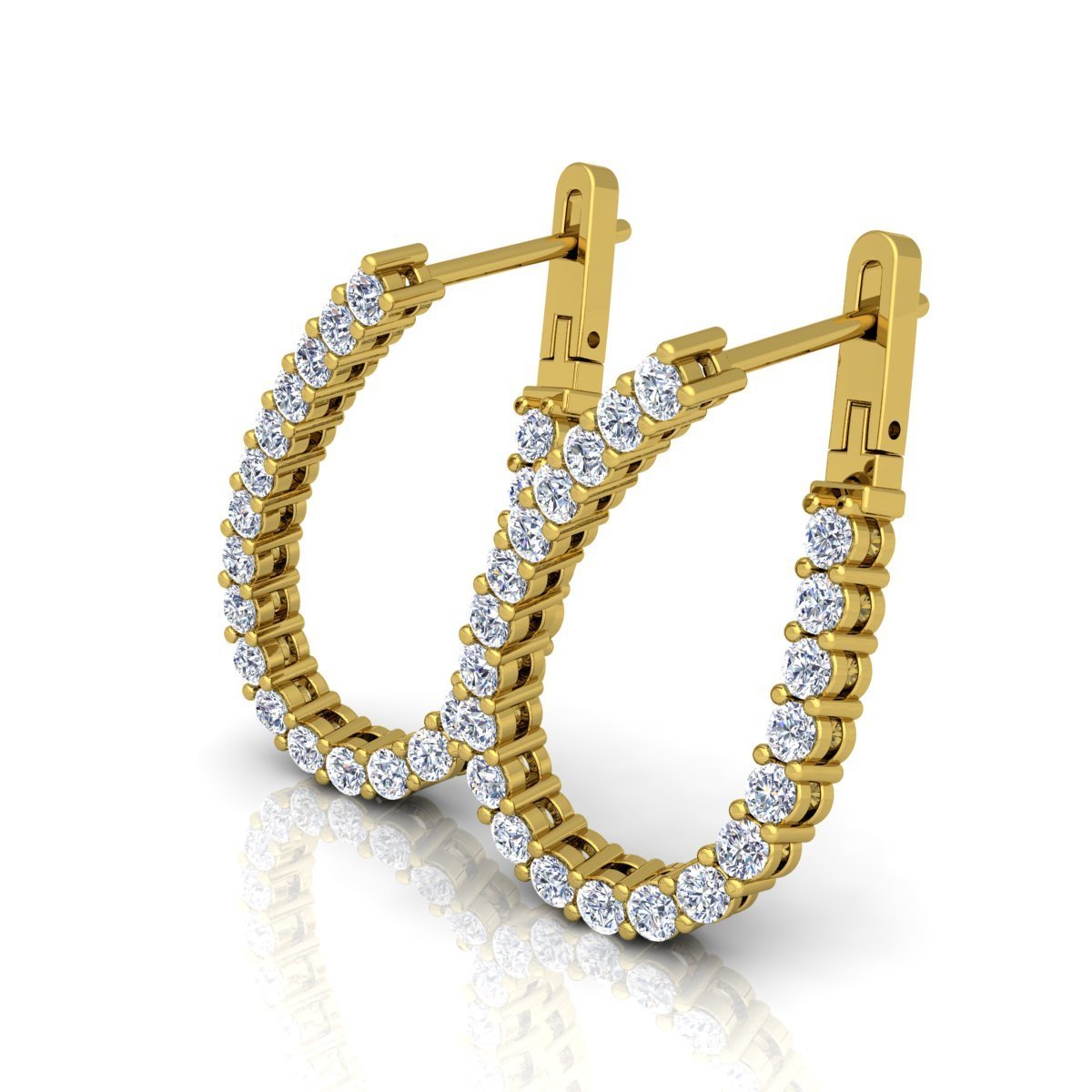 ER 0011: White Gold 14K 1.25CT D VS1