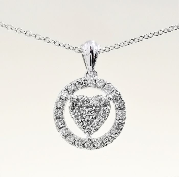 PH050FGVS1SI1WG: White Gold 14K Diamond Round F-G VS1-SI1
