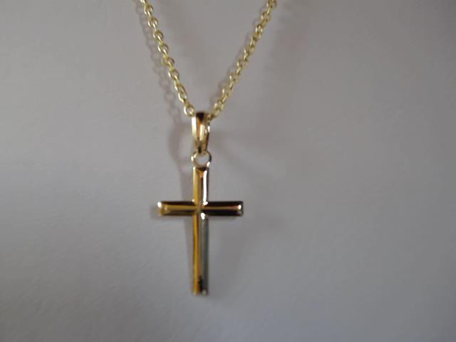 14KT YG CROSS (M1322)