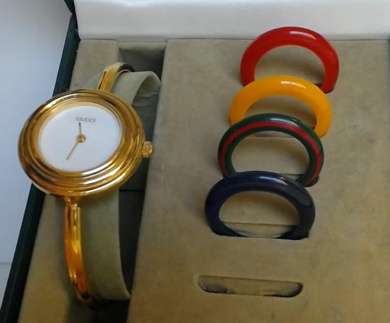 GUCCI WATCH 9 BEZELS (COLORED)