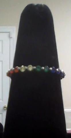 SS RAINBOW ETERNITY RING CHANNEL SIZE 8