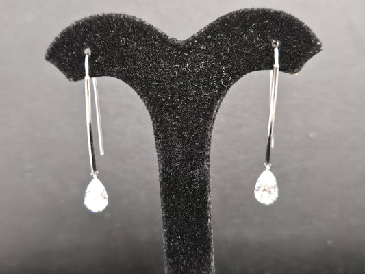 PS Floating Dia Ears 2.18ct tw E/VS2 14KTWG