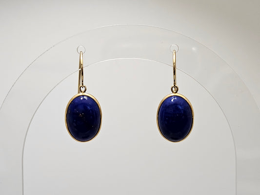 14KT YG LAPIS LAZULII EAR 14 KTYG FRENCH WIRE