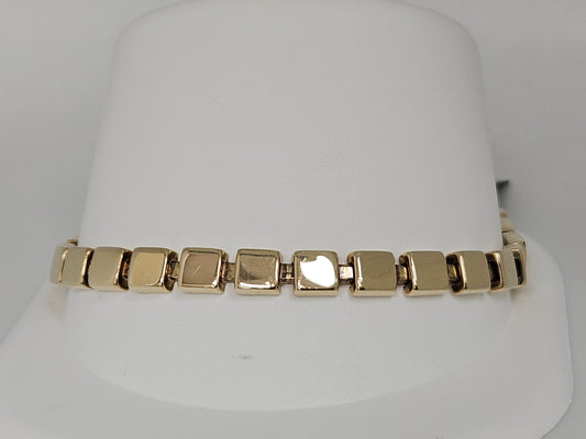 Box Bracelet 14KYG 8" 10.6g