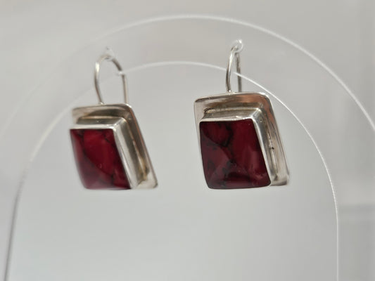 SS CARNELIAN EARRING